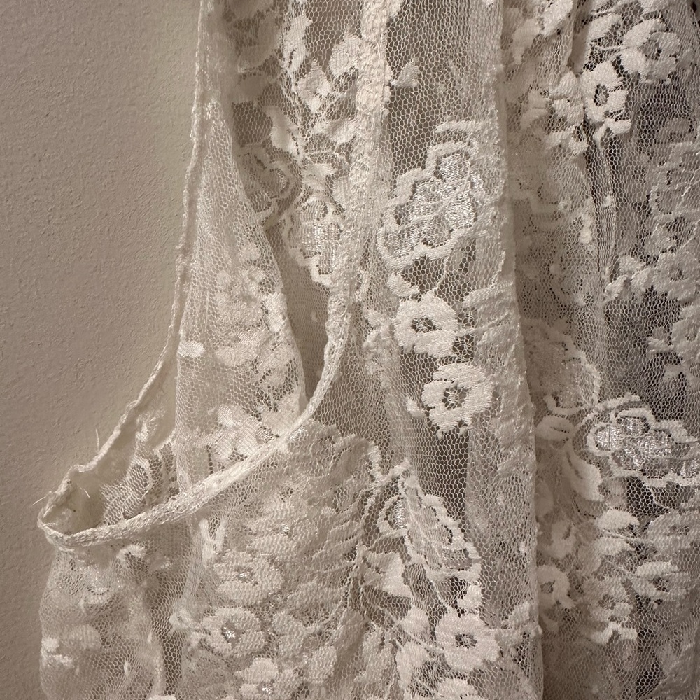 Free People Fly Away Lace Bow Top - Picture 8 of 13
